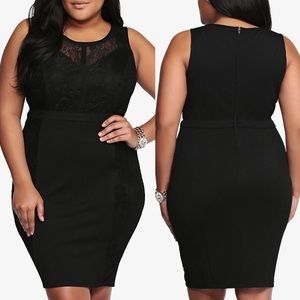 Torrid | Black Lace body-con dress